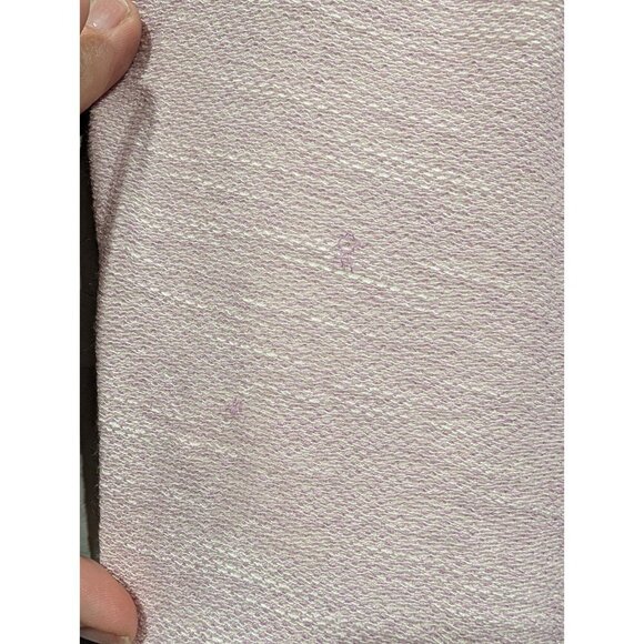 NWT Fabletics Women’s French Terry Arnae Capri Jogger Leggings Pink Size Medium - Picture 12 of 16